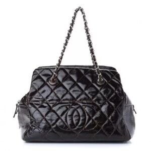 Chanel Patent Petit Shopping Tote